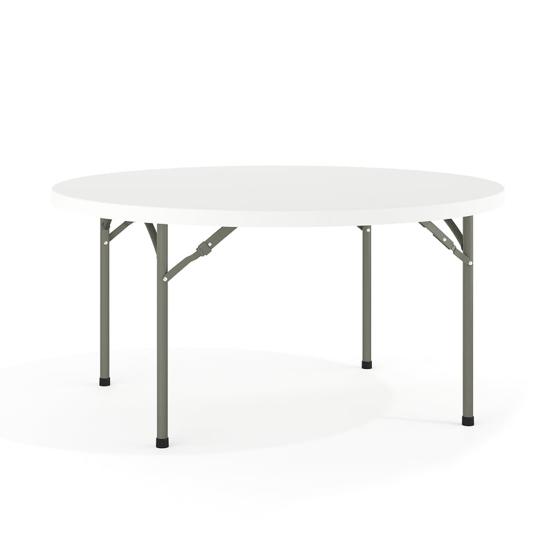 Flash Furniture Elon Folding Table, 59.75" x 59.75", Granite White (DADYCZ152RGW)
