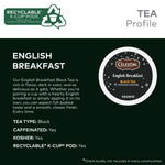 Celestial Seasonings Breakfast Blend Black Tea, Keurig® K-Cup® Pods, 96/Carton (14731)
