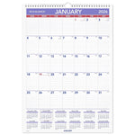 2026 AT-A-GLANCE 17" x 12" Monthly Dry Erase Wall Calendar, White/Purple (PMLM02-28-26)