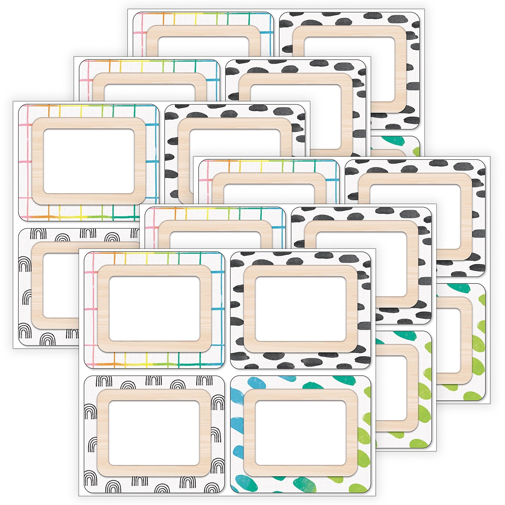 Happily Ever Elementary Creatively Inspired School Name Tags, 3" x 2-1/2", 40/Pack, 6 Packs/Bundle (CD-150090-6)
