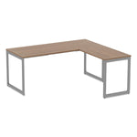 Alera Open Office Series Fully Adjustable O-Leg Return Base, Silver (ALELSRT24GR)