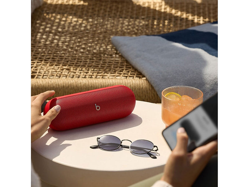 Beats Pill Wireless Bluetooth Speaker, Water Resistant, Statement Red (MWQW3LL/A)
