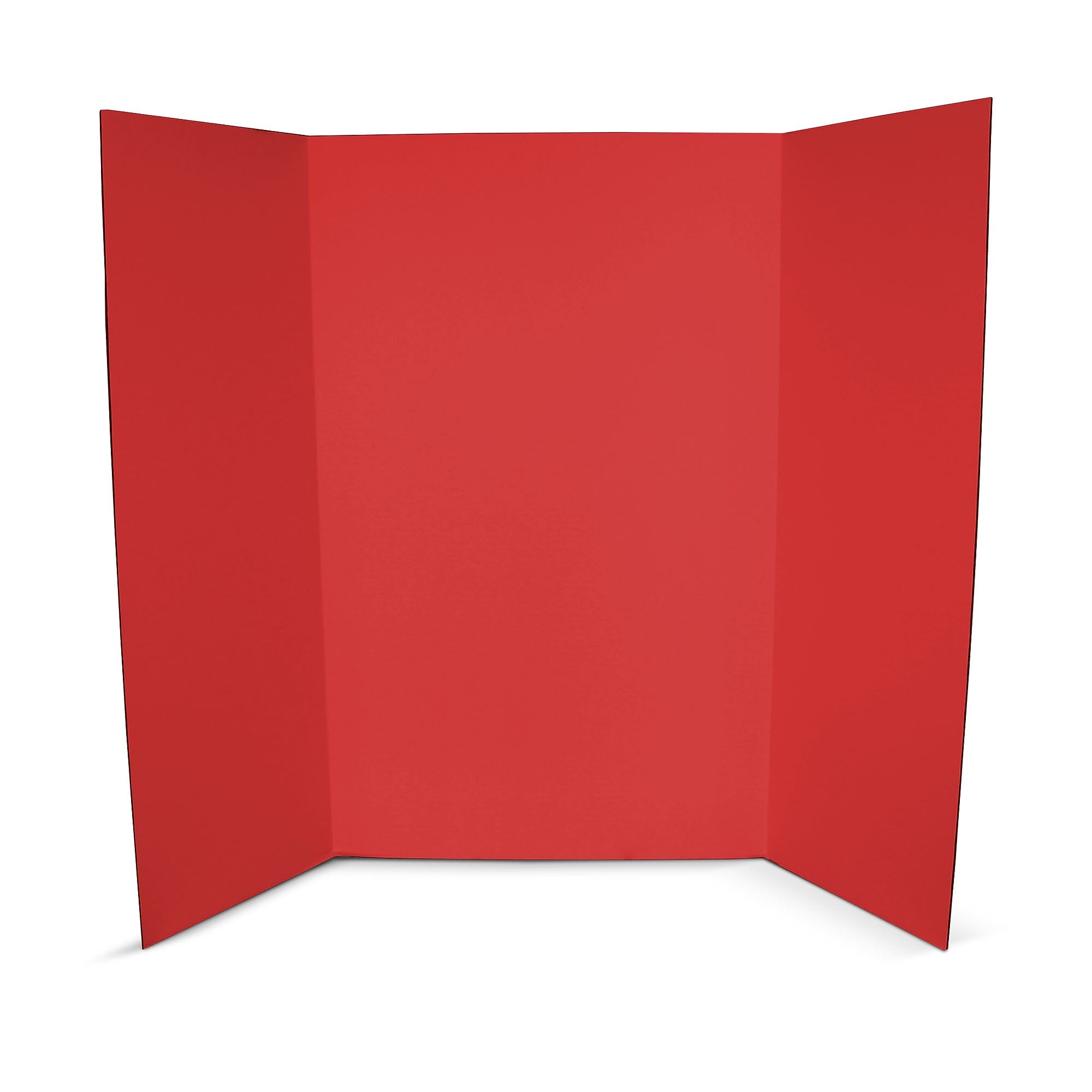 Flipside Corrugated Project Board, 3' x 4', Red, 24/Carton (30069-24)