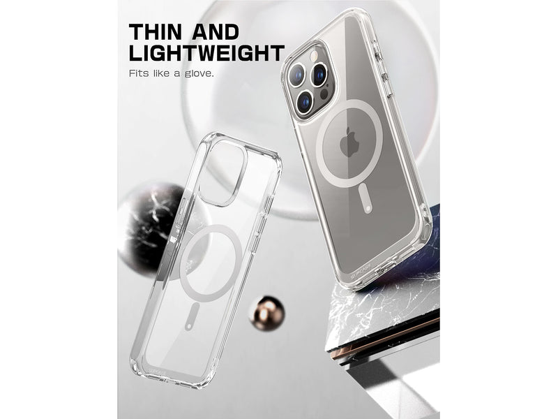 SUPCASE Unicorn Beetle Slim MagSafe Phone Case for iPhone 15 Pro Max, Gray (SUP-iPhone2023Max-6.7-UBMag-Clear)