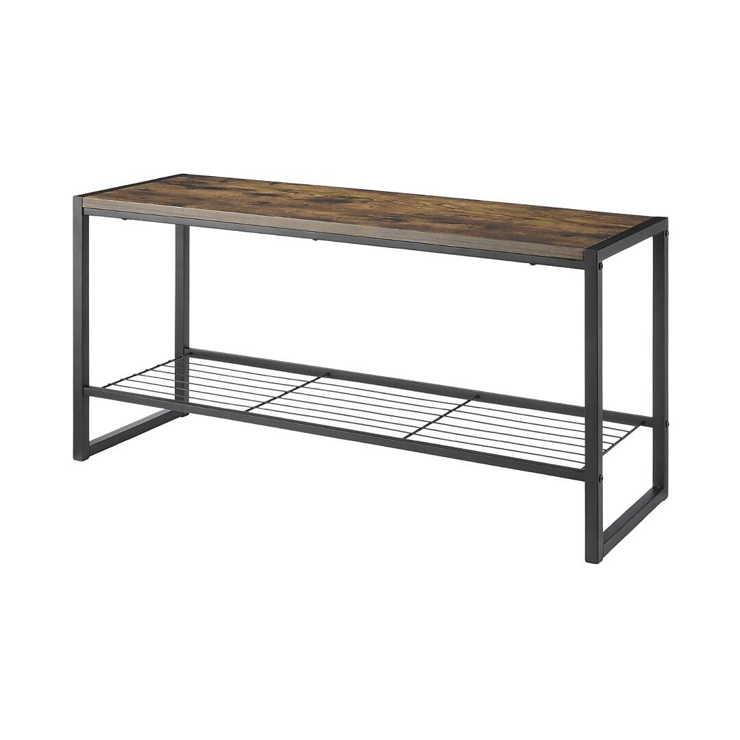Whitmor Metal Bench, Brown (6764-9965-SIOC)