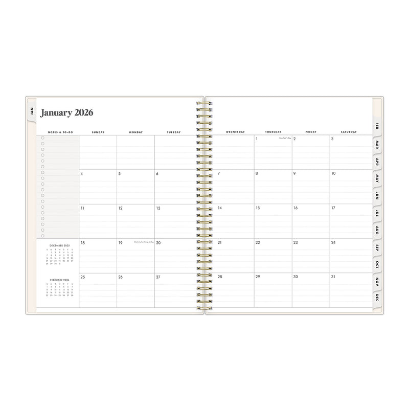 2026 Blue Sky The Everygirl Meena 8.5" x 11" Calendar Year Weekly & Monthly Planner, Plastic Cover, Multicolored (152796)