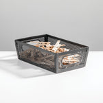mDesign Steel Organizer, Matte Black (25985)