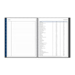 2026 Blue Sky Passages 8.5" x 11" Calendar Year Weekly & Monthly Planner, Plastic Cover, Gray (100009-26)