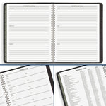 2026 AT-A-GLANCE Recycled 7" x 8.75" Monthly Planner, Faux Leather Cover, Black (70-120G-05-26)