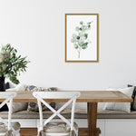 Amanti Art Tender Sprout II (Eucalyptus) by Eva Watts Framed Canvas Wall Art Print, 16" x 23" (A42675040761)