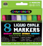 Teacher Created Resources Chalk Brights Liquid Chalk Markers, 8/Pack (TCR20884)