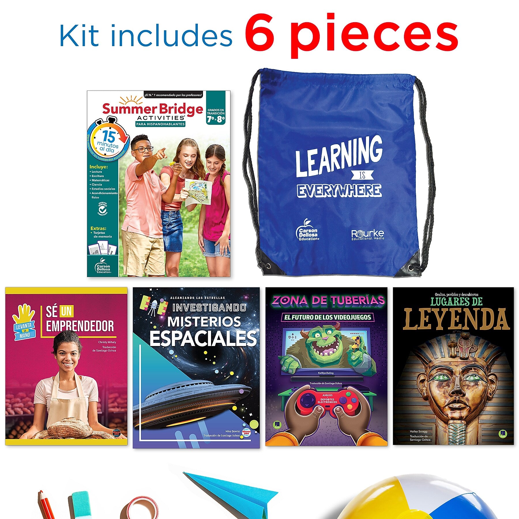 Summer Bridge Activities Summer Bridge Spanish Backpack, Grade 7-8 Workbook, 6/Set (CD-145443)