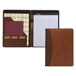 Samsill Faux Leather Padfolio, Tan/Brown (SAM71656)