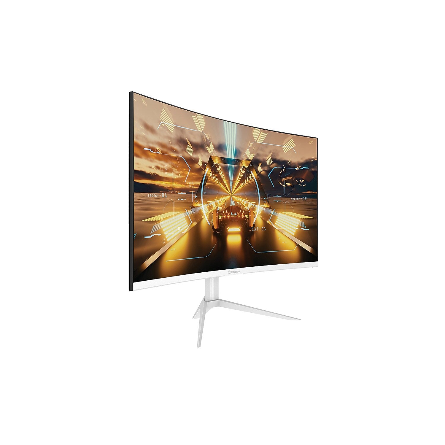 Westinghouse GX6230 27" Curved 165 Hz LED Gaming Monitor, White (WC27GX6230W)