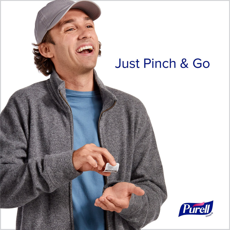 PURELL SINGLES Advanced 70% Alcohol Gel Hand Sanitizer, 125/Box (9630-12-125CTNS)