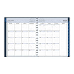 2026 Blue Sky Passages 8.5" x 11" Calendar Year Weekly & Monthly Planner, Faux Leather Cover, Navy (148658-26)
