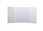 Flipside Corrugated Project Board, 14" x 40", White, 48/Carton (33314-48)