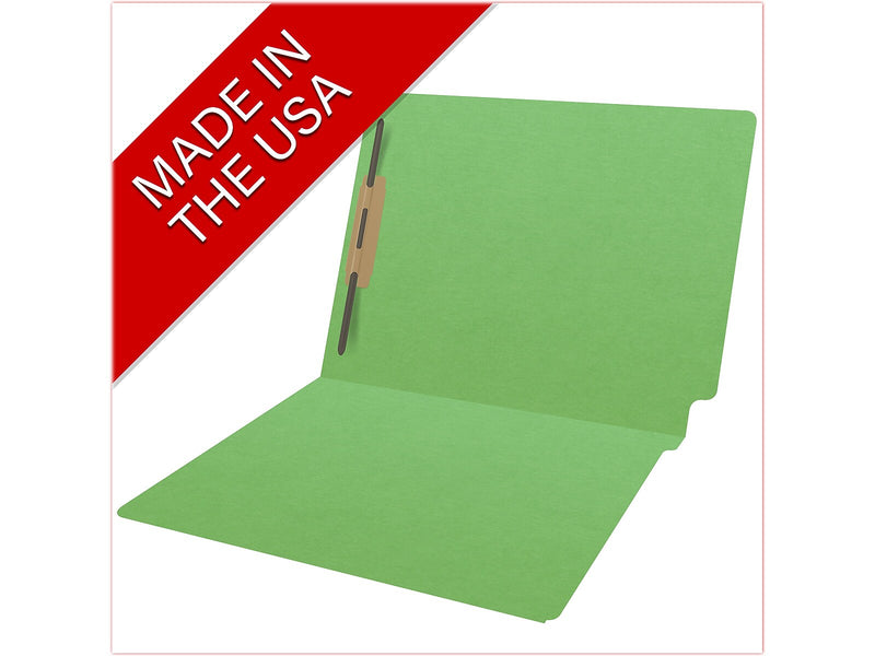 Medical Arts Press Heavy Duty End Tab File Folder, Straight-Cut, Letter Size, Green, 40/Box (S-09461-GRN)