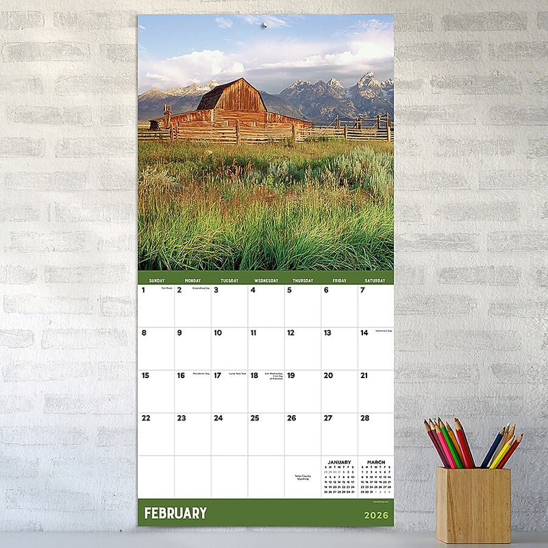 2026 TF Publishing Ranch Life 12" x 12" Monthly Wall Calendar (26-1042)