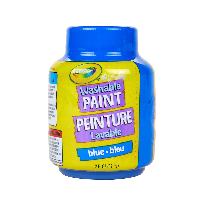 Crayola Washable Kid's Paint, Blue, 2 oz., 12/Bundle (BIN542842-12)