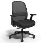 Workplace2.0™ Bedford Ergonomic Fabric/Mesh Swivel Task Chair, Black (UN60991)