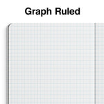 Staples 1-Subject Composition Notebook, 7.5" x 9.75", Graph Ruled, 80 Sheets, Black, 24/Carton (20075CT)
