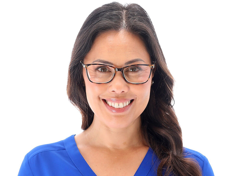 SAV VK Couture Fiona +2.00 Reading Glasses, Dark Brown Tortoise (E9231)