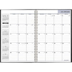 2026 AT-A-GLANCE DayMinder 8" x 12" Monthly Planner, Faux Leather Cover, Black (SK2-00-26)