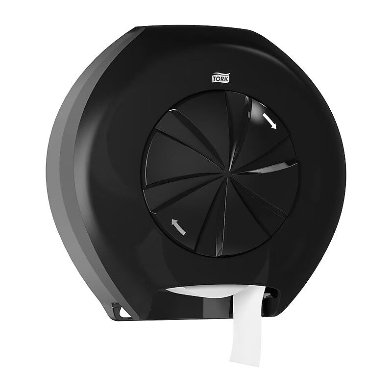 Tork 3 Roll Bath Tissue Roll Dispenser for OptiCore, 14.12 x 6.31 x 14.56, Black