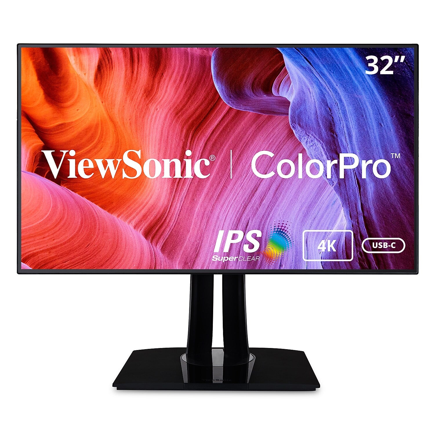 ViewSonic ColorPro 32" 4K Ultra HD 60 Hz LED Monitor, Black (VP3268A-4K)