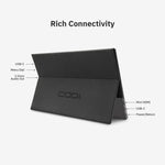 CODi Portable 16" 60Hz LED Monitor, Black (MO16P-2C)