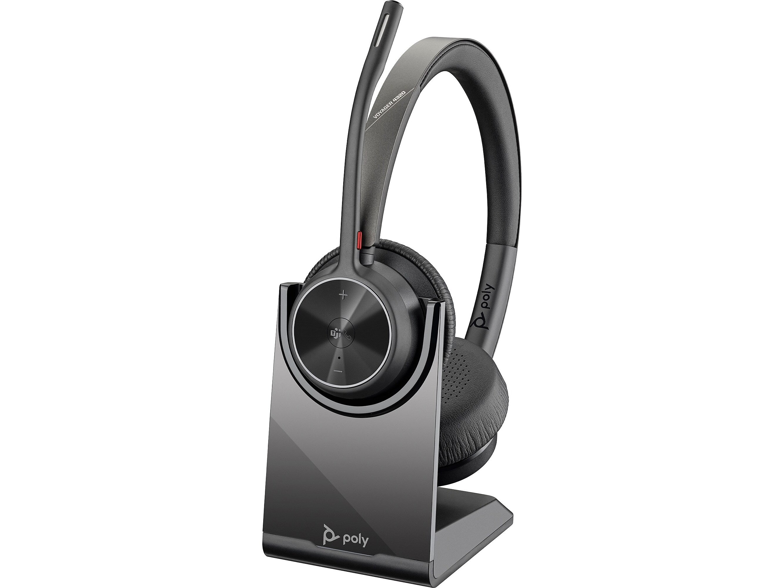 Poly Voyager 4300 UC Series USB-A Bluetooth Stereo Phone & Computer Headset, MT Certified (77Z00AA)