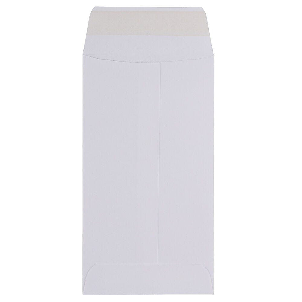 JAM Paper #5 Coin Envelopes 2 7/8" x 5 1/4", White, 100/Pack (16211217d)