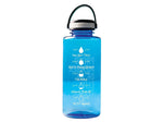 Baudville Drink it Up! "Proud Member" Plastic Water Bottle, 36 oz., Blue, 2/Pack (1396375P231)