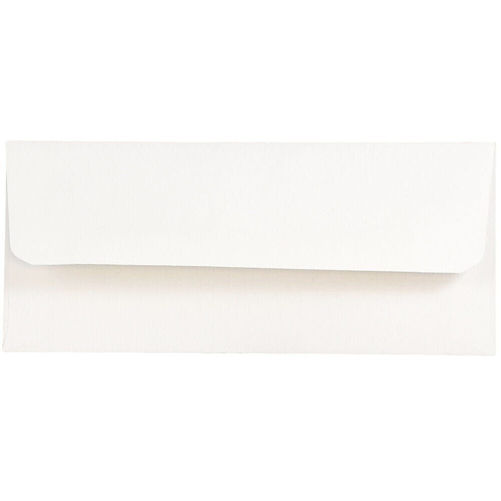 JAM Paper Booklet Envelope 3" x 6 11/16", White, 100/Pack (216313691d)