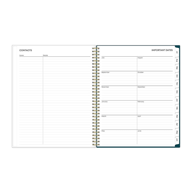 2025-2026 Blue Sky Greta 8.5" x 11" Weekly & Monthly Planner, Plastic Cover, Multicolored (136479-A26)