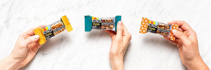 KIND Minis Gluten Free Dark Chocolate Cherry Cashew Nut Bar, 0.7 oz., 10 Bars/Box (KND27962)