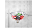 Azar 5" x 10" Pegboard Bowl Display, Clear/Silver, Each (729910)