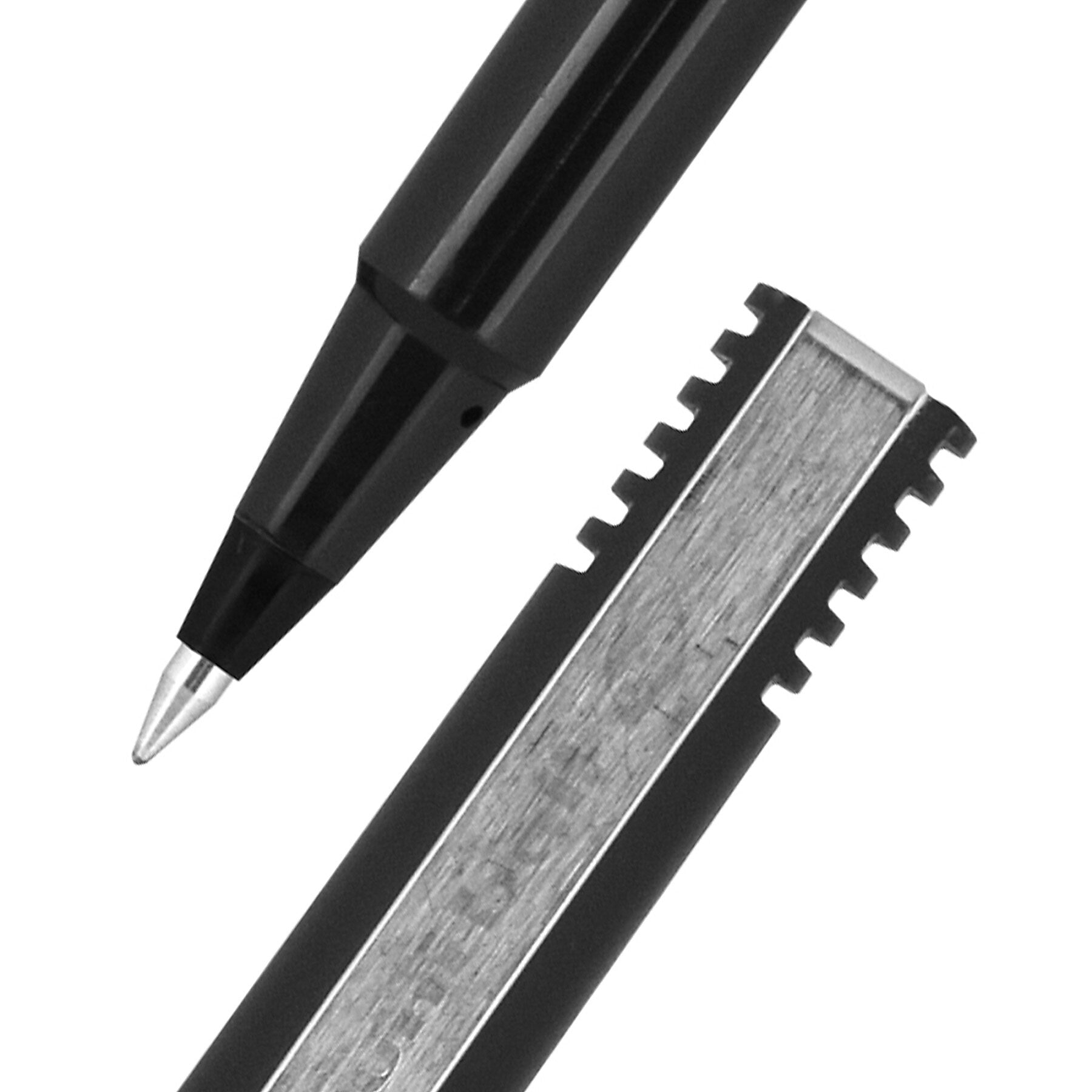 uni-ball Rollerball Pens, Micro Point, Black Ink, Dozen (60151)