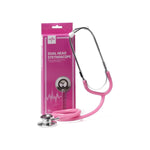 Medline Dual Head Stethoscope, Pink (MDS926209)