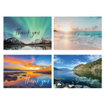 Great Papers Scenic Water Collection General Use Thank You Notecard Kits, Multicolored, 20/Pack (2025024)