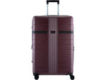 Bugatti Hamburg 30" Hardside Suitcase, 8-Wheeled Spinner, TSA Checkpoint Friendly, Red (HLG4528BU-REDLQ)