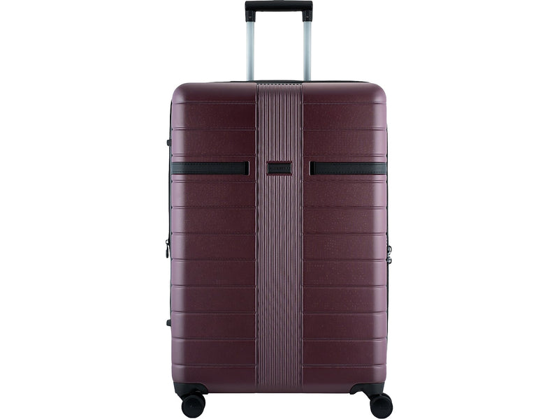 Bugatti Hamburg 30" Hardside Suitcase, 8-Wheeled Spinner, TSA Checkpoint Friendly, Red (HLG4528BU-REDLQ)
