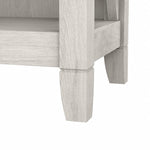 Bush Furniture Key West 66"H 5-Shelf Bookcase with Adjustable Shelves, Linen White Oak Laminated Wood (KWB132LW-03)