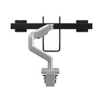 Humanscale Adjustable Dual Arms, Up to 28" Monitor, Silver (M82HGS)