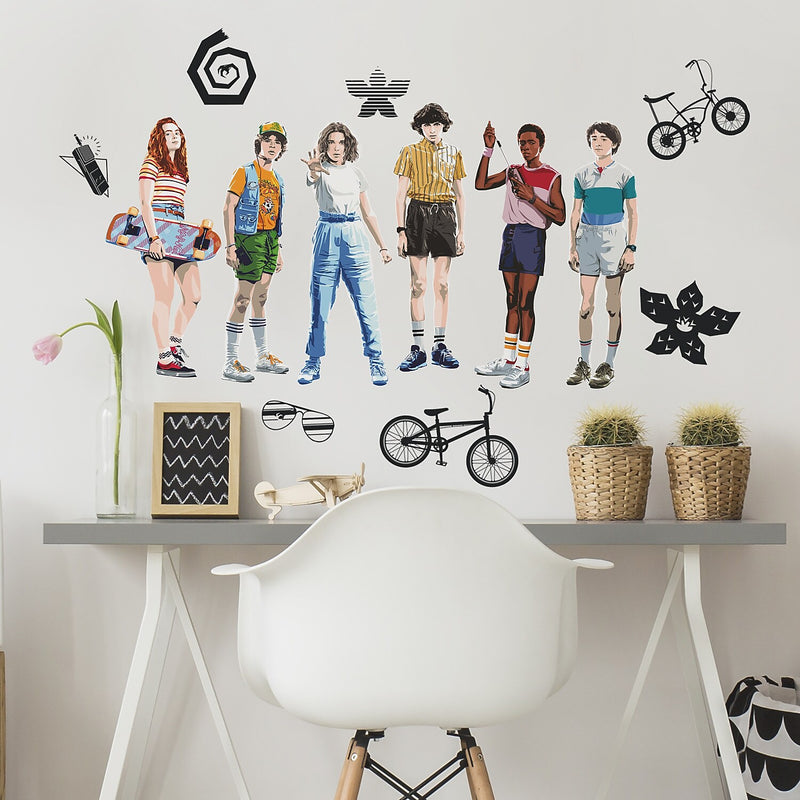 York Wallcoverings Stranger Things Contemporary Decals, Music, Movies & TV (RMK4675SCS)