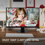 ViewSonic 24" 100 Hz LED USB-C Monitor, Black (VA2447-MHU)