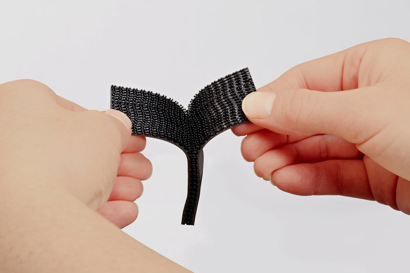 Scotch Extreme Fasteners, 1" x 3", Black, 2/Pack (RFD7091)