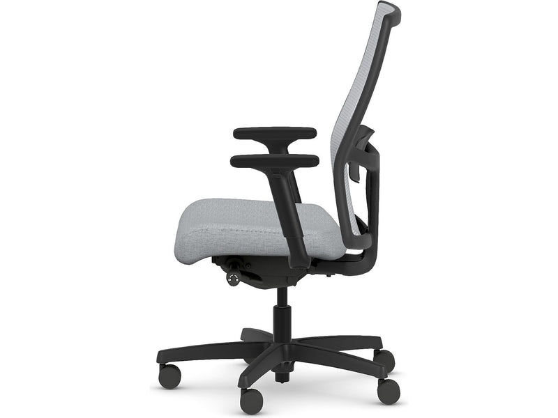 HON Ignition 2.0 Fabric/Mesh Swivel Task Chair, Cloud/Black (HIWMMKD.Y2.A.H.IF.HAML18.BL.SB.T)