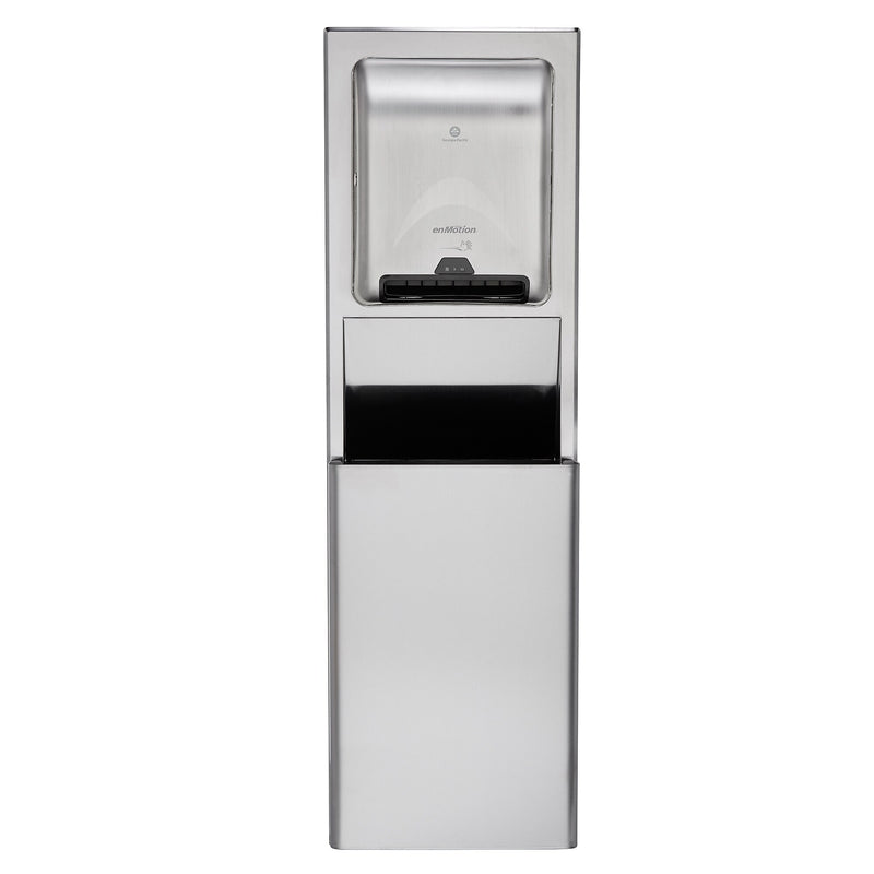 Georgia-Pacific PRO Indoor Trash Can w/ No Lid, Stainless Steel, 10 Gal. (59491)